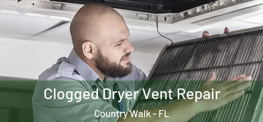  Clogged Dryer Vent Repair Country Walk - FL