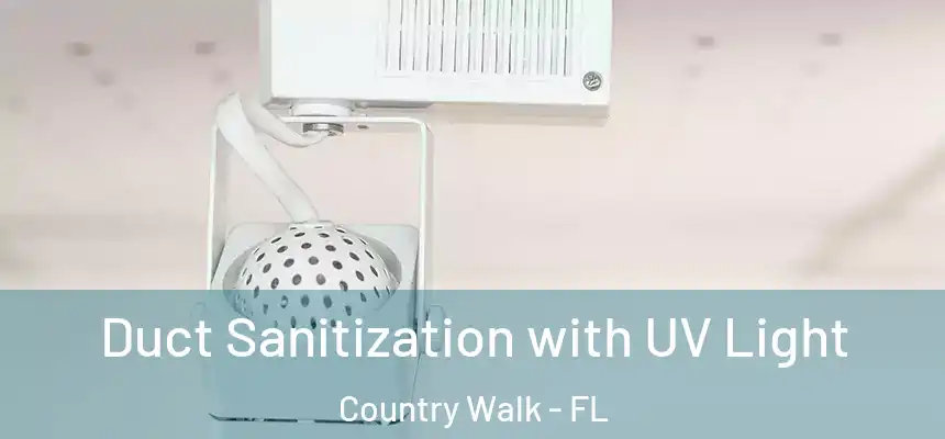  Duct Sanitization with UV Light Country Walk - FL